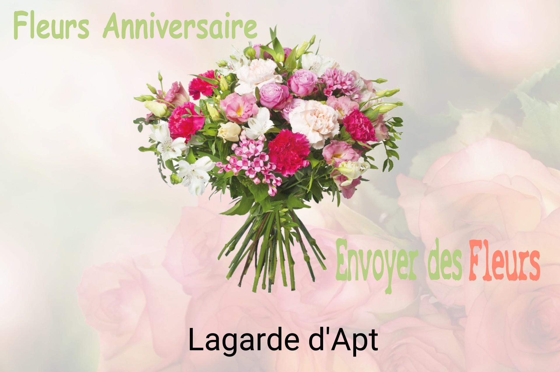 Bouquet de fleurs d’anniversaire livré à Lagarde-d'Apt